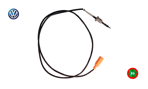 Sensor de temperatura de gases do escape amarok laranja - conector laranja - EGT - 03L906088AF