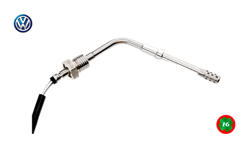 Sensor de temperatura de gases do escape amarok marrom - conector marrom - EGT - 03L906088FE